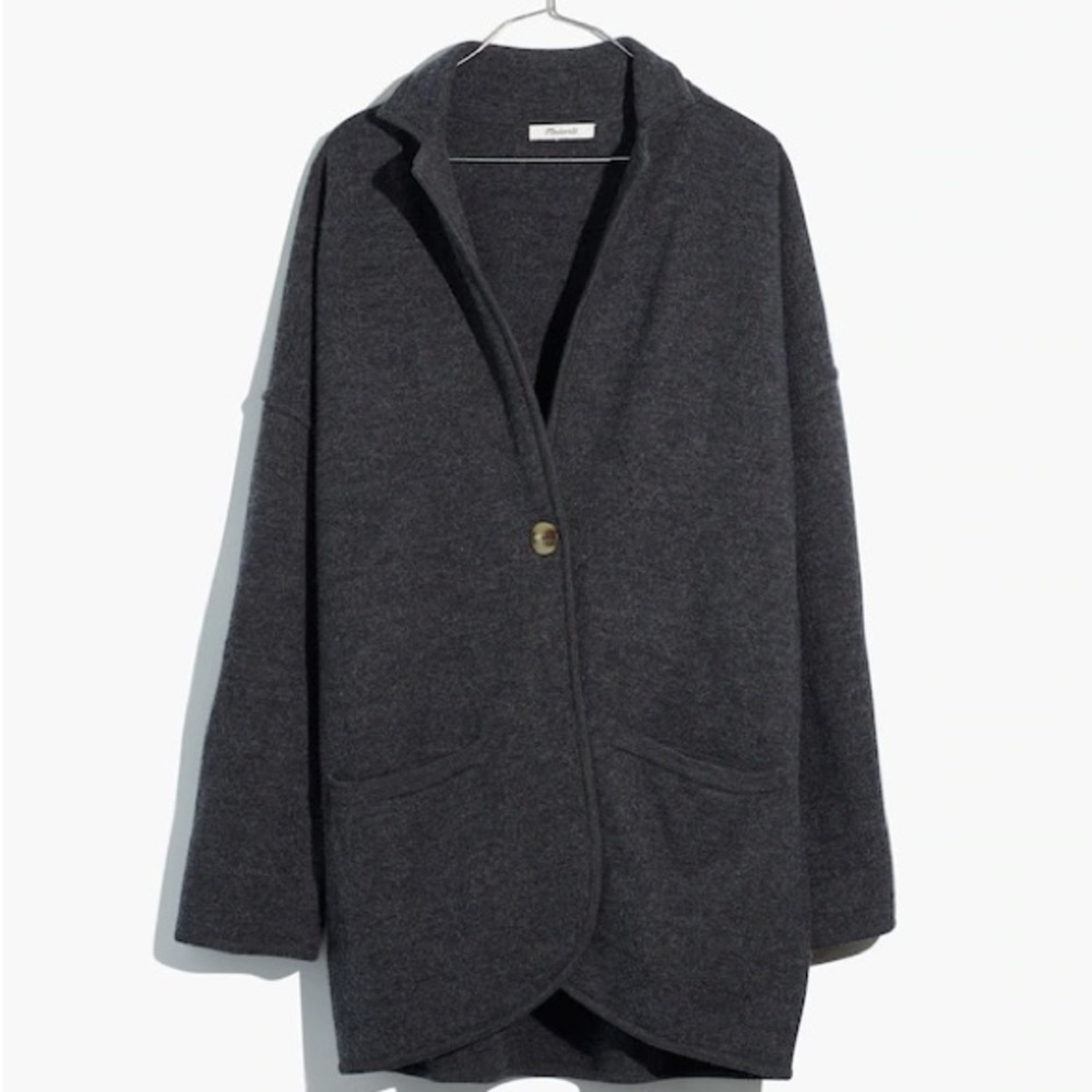 Madewell Women’s Saville Sweater Blazer Coat
